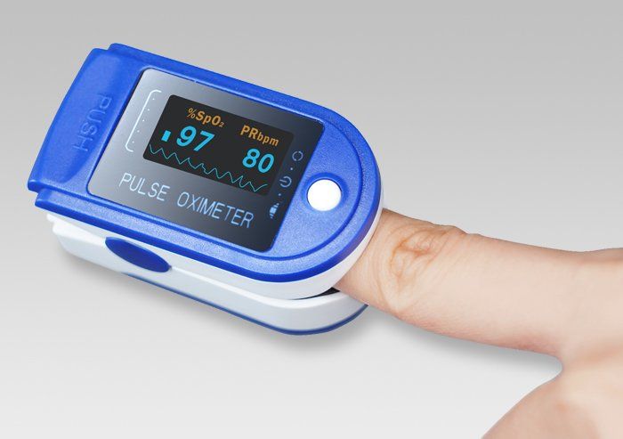 Finger Pulse Oximeter for Accurate SpO₂ and Heart Rate Monitoring