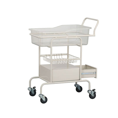 Pediatric Bed – Newborn Baby Bassinet with Trolley and Storage